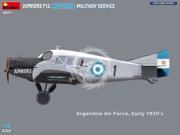 Junkers F13. Mid Prod. Military Service - MiniArt 48011 skala 1/48