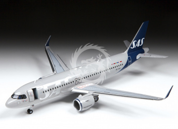 Model plastikowy Airbus A320neo, Zvezda 7037, skala 1/144