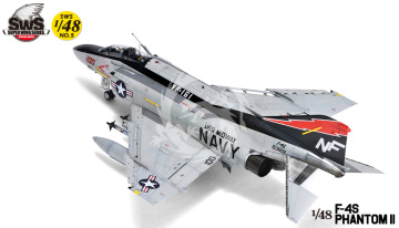 F-4S Phantom II Zoukei-Mura SWS48-05 skala 1:48  Nowy model do samodzielnego posklejania i pomalowania, nie zawiera kleju ani farb.