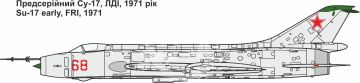 Model plastikowy Su-17 early ModelSvit 72017 skala 1/72