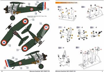 Model plastikowy  Morane-Saulnier MS.230/C.23 Dora Wings DW48027 skala 1/48