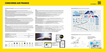 Model plastikowy Concorde Air France Heller 80469 1/72
