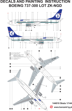 Boeing 737-300 LongBeach - profipack Banzai 022022 