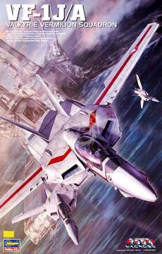 Macross  VF-1J/A Valkyrie Vermilion Squadron  - Hasegawa MC02 skala 1/48
