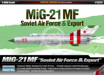 MIG-21MF Soviet Forces & Export Special Edition Academy 12311 skala 1/48