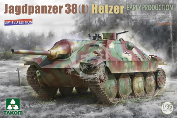 Jagdpanzer 38(t) Hetzer Early Production Limited Edition (Without Interior) Takom 2170X skala 1/35