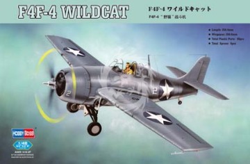 Model bez pudełka - F4F-4 Wildcat HobbyBoss 80328 skala 1/48