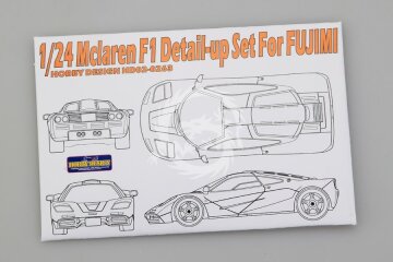 Mclaren F1 Detail-up Set (for Fujimi) - Hobby Design HD02-0263 skala 1/24