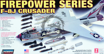 Firepower Series F-8J Crusader - Lindberg 72523 skala 1/48