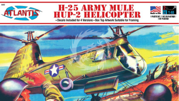 H-25 Army Mule HUP-2 Helicopter - Atlantis  502  skala 1/48