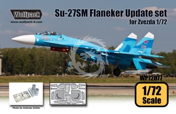 Su-27SM Flanker Mod.1 Update Set for Zvezda, Academy, Revell, Platz - Wolfpack WP72077 skala 1/72