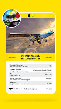 Pilatus PC-6 B2/H2 Turbo Porter - Starter Kit  - Heller 35410 skala 1/48