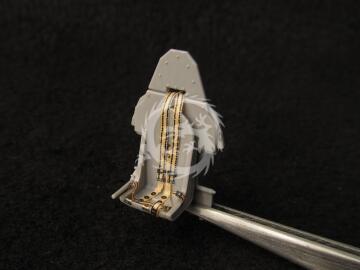 RAF Hurricane seat belts -  Metallic Details MDP48014 skala 1/48