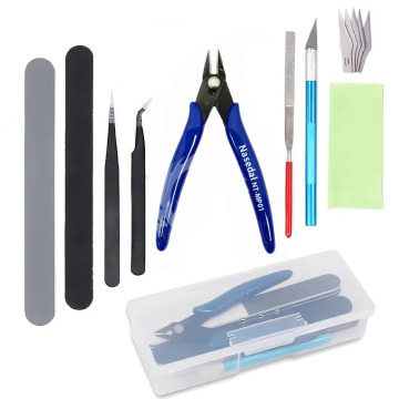 9-częściowy zestaw narzędzi do sklejania modeli - dla modelarza