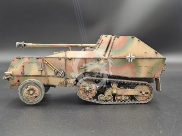 Panzerjager-Fahrzeuge mit 7,5 cm PaK 40 S 307(f) VERSION A - KM Model  KM-72004VA Wydruk 3D skala 1/72 