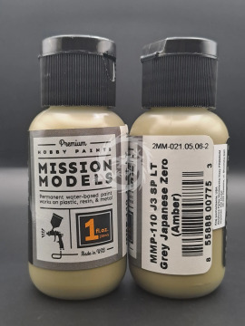 J3 SP LT Grey Japanese Zero (Amber) - Mission Models MMP-110 