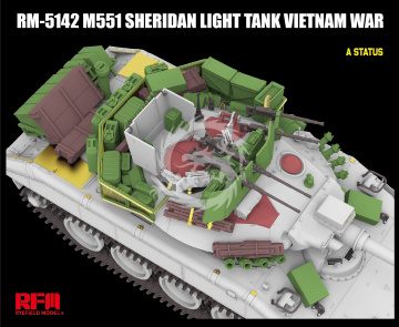 M551 Light Tank Sheridan Vietnam War - Rye Field Model  RM-5142 skala 1/35