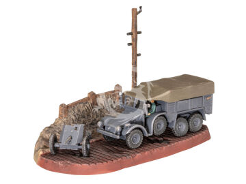  Starter Kit Krupp Protze KFZ 69 with 3,7cm Pak - Revell 73344 skala 1/76
