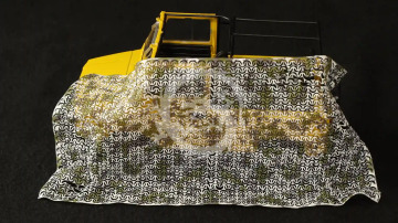 Universal Modern Camouflage Net WINTER– Flexible 3D - Metallic Details MDP35003 skala 1/35