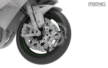 Kawasaki Ninja H2R 2018 - MENG-Model MT-011 skala 1/9