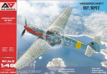 Lotniskowy Bf.109T A&A Models by Modelsvit 4806 skala 1/48