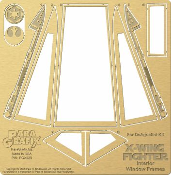 PGX229 X-Wing DeAgostini skala 1/18 Paragrafix