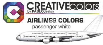 Farba Airlines Colors Passenger White  - Creativ colors CC-PA028 poj. 30ml