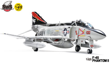 F-4S Phantom II Zoukei-Mura SWS48-05 skala 1:48  Nowy model do samodzielnego posklejania i pomalowania, nie zawiera kleju ani farb.