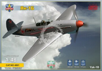 Jak-1B Yak-1B Soviet fighter, ModelSvit, MSVIT 4801, skala 1/48