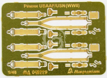 Elementy fototrawione, pasy bezpieczeństwa samolotów USAAF/USN, Microdesign, MD048229, skala 1/48