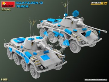 Sd.Kfz.234/2 PUMA Interior Kit MiniArt 35414 skala 1/35