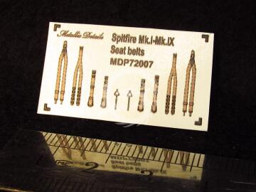 NA ZAMÓWIENIE - Spitfire Mk.I-Mk.IX seat belts -  Metallic Details MDP72007 skala 1/72