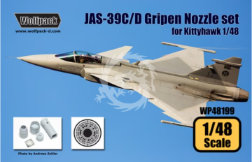 JAS-39C/D Gripen RM12 Engine Nozzle set for Kittyhawk - Wolfpack WP48199 skala 1/48