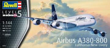 Airbus A380-800 Lufthansa New Livery Revell - No. 03872 - 1/144