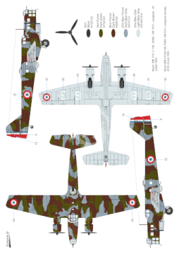 Bloch MB 210 Late - Azur FR057 skala 1/72