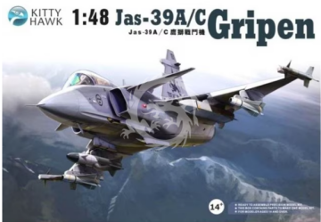 NA ZAMÓWIENIE - JAS-39A/C Gripen Kitty Hawk KH80117 skala 1/48