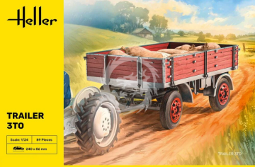 PRZEDSPRZEDAZ - Trailer 3to - Heller 81410 skala 1/24