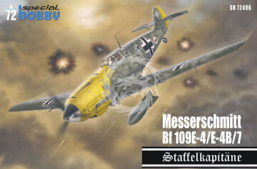 PRZEDSPRZEDAZ -  Messerschmitt Bf 109E-4/7 'Staffelkapitäne' - Special Hobby SH72496 skala 1/72