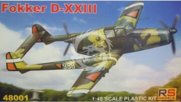 Fokker D-XXIII - RS Models 48001 skala 1/48
