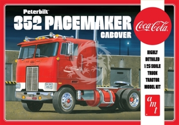 Ciężarówka Peterbilt 352 Pacemaker Cabover Coca-Cola  - AMT109 skala 1/25