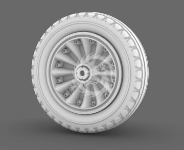 F4D - 1 Skyray - wheels Cat4 R72026 skala 1/72