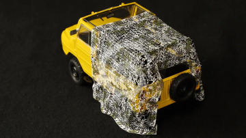 Universal Modern Camouflage Net WINTER– Flexible 3D - Metallic Details MDP35003 skala 1/35