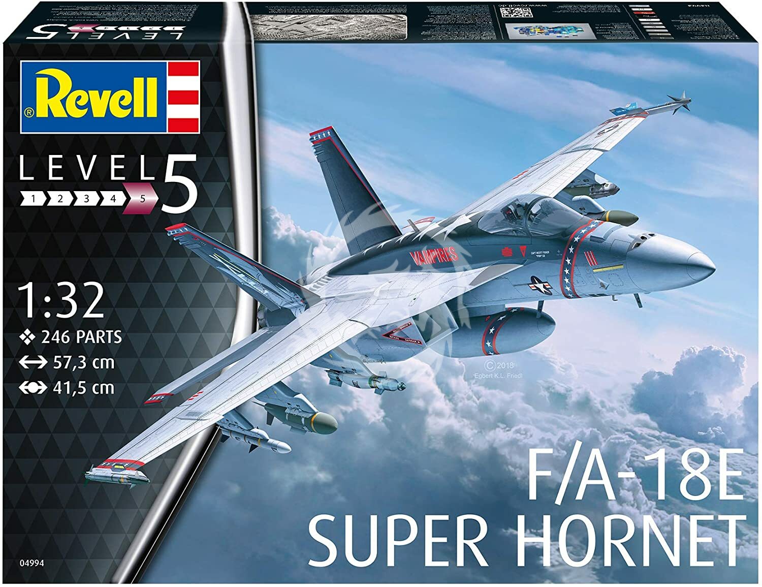F/A-18E SUPER HORNET 1:32 スケール Skala 1:32 - F-18E Super Hornet Revell 04994 skala 1/32