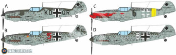 Lotniskowy Bf.109T A&A Models by Modelsvit 4806 skala 1/48