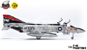 F-4S Phantom II Zoukei-Mura SWS48-05 skala 1:48  Nowy model do samodzielnego posklejania i pomalowania, nie zawiera kleju ani farb.