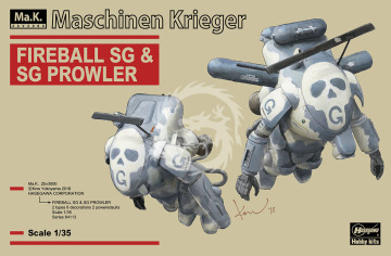 Fireball SG & SG Prowler Maschinen Krieger Hasegawa 64113 skala 1/35