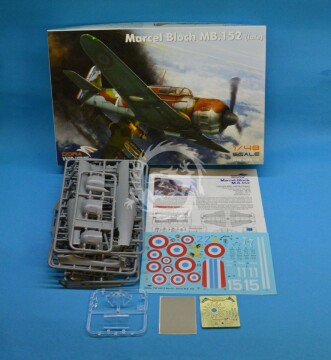 Model plastikowy Marcel Bloch MB.152C.1, Dora Wings DW48019 skala 1/48