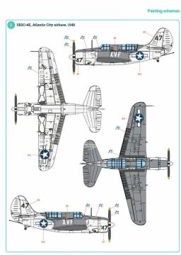 SB2C-4 HELLDIVER ATLANTIC SCHEME Infinity Models INF3202 skala 1/32