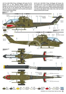 AH-1G Cobra 'Early Tails over Nam' Hi-Tech Kit Special Hobby SH32082 skala1/32