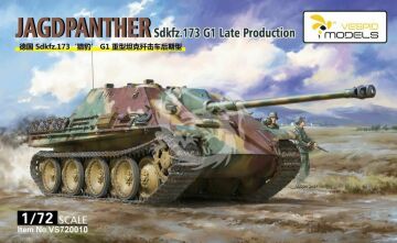 Sd.Kfz. 173 Jagdpanther G1 late production Vespid Models VS720010 skala 1/72